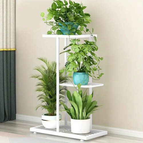 (White) Plant Stands as Sculptures of Greenery