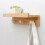 (Grey, 3-Hooks) Stay organized in style with these multi-functional floating shelves 6