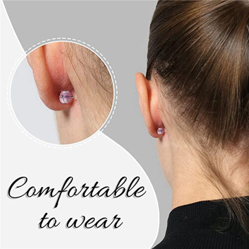 Earring Silicone Earring Back 6 Clear Rubber Earring Safety Back Plug Replacement Kit (1100 -1200Pcs) 1