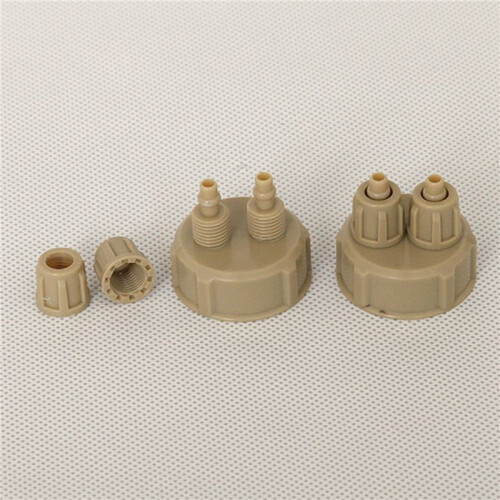 Aquarium Multifunction 4Pc DIY CO2 System Kits Generator Bottle Cap Fish Tank Carbon Dioxide DIY Reactor Quick Screw Cap 2