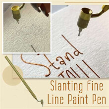 3X Slanting Fine Paint Pen,Label Detailing Fine Fluid Writer Paint Applicator Pen,for Rock Chips, 1
