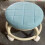 (White) Step Up Your Decor Game with a Trendy Round Rolling Stool 3