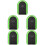 5Pcs Multi-Functional Black Key Lock Box with Combination for Keys 6