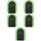 5Pcs Multi-Functional Black Key Lock Box with Combination for Keys 7