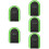 5Pcs Multi-Functional Black Key Lock Box with Combination for Keys 10