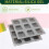 4 Pack Silicone Soap Molds 9 Cavities Square Soap Mold DIY Handmade Silicone Mold for Soap Making 9