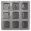 4 Pack Silicone Soap Molds 9 Cavities Square Soap Mold DIY Handmade Silicone Mold for Soap Making 10