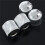 40x Guitar Dome Control Knobs for  Tele Replacement, Silver 5