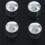40x Guitar Dome Control Knobs for  Tele Replacement, Silver 6