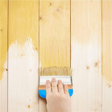 6 Pièces Craie et Cire Pinceaux Pinceau Ovale pour Peinture Acrylique Poils Pochoir Brosses pour Meubles en Bois Décor à la Maison