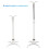 Telescoping Arm Projector Mount for Ceiling and Wall Installation, Universal Bracket with Solid Construction and Fully Adjustable Tilt and Swivel, 4