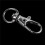100pcs Metal Clasp Swivel Trigger Clips Snap Hooks Key Ring Bags DIY  Silver 9