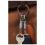 360 Rotating Titanium Alloy Universal Keychain Positioning Lock Universal Ring Key Ring Car Keychain-Sandblasting 7