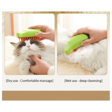 Katzen-DampfbüRste, Dampfende HundebüRste, 3-In-1-Elektrospray, KatzenhaarbüRsten für Massage, Haustierpflegekamm, HaarentfernungskammB