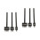 6Pcs Black Leathercraft Hole Punch Tool Steel for Handmade 3