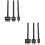 6Pcs Black Leathercraft Hole Punch Tool Steel for Handmade 5