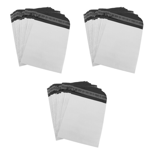 300Pcs Plastic Shipping Bags White Self Adhesive Poly Mailers 2