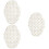 3Pièces De Lit Crib Dorés Doux Peau Sensible Pour Bébé 8