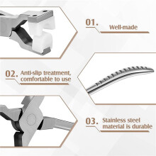 4 Pcs Ring Making Kit Chain Nose Pliers Bending and Wrapping Metal Tool Stainless Steel Ring Bender Ring Bending Tool