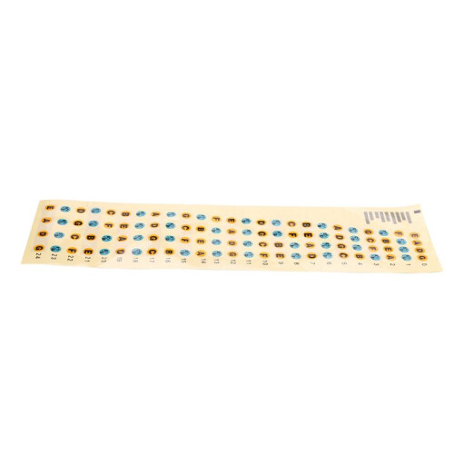 3X Guitar Fretboard Note Decals Fingerboard Frets Map Sticker for Beginner Learner Practice(Bass-Multicolor) 1