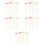 500Pcs Sturdy Bamboo Cocktail Picks with Creative Heads for Party Use 6