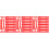 300Sets Heavy Duty Red Plastic Shipping Handles for Box Use 3