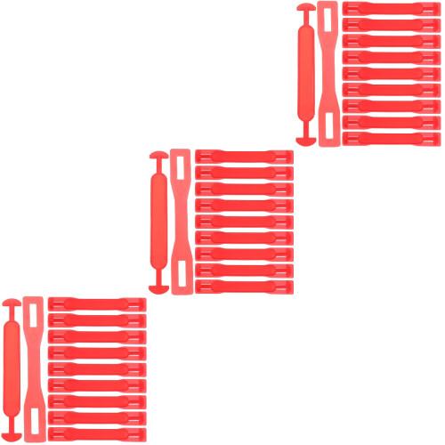300Sets Heavy Duty Red Plastic Shipping Handles for Box Use 2