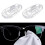 25 Pairs Silicone Eyeglass Nose Pads Oval Push 6