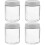 4Pcs Sealed Beige Glass Jars for Multigrain Coffee and Kitchen Storage 2