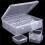 3X Bead Organizer Box, A Large Transparent Box with 30PCS Small Clear Plastic Storage Containers,Portable  Box 4