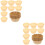 200Pcs Home Use Beige Paper Cake Cups Cupcake Baking Liners 5