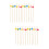 200Pcs Assorted Fruit Stick Cocktail Picks for Appetizer and Cake 7