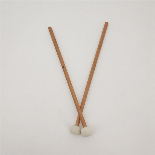 3 Pair  Mallets Drumsticks Drum Sticks with Wood Handle for Percussion Instrument Accessories 2