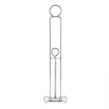Pinça para assadeira com cabo ergonômico, suporte para lentes com design de clipe de mola, pinça de cozinha em aço inoxidável com capa