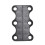 Magnetic Shoe Closure Fast Shoelace Closing 3 Pair (Black) 3