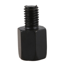 6 PCS Moto Adattatori Specchi Converte Senso Orario 8mm A 10mm Nero
