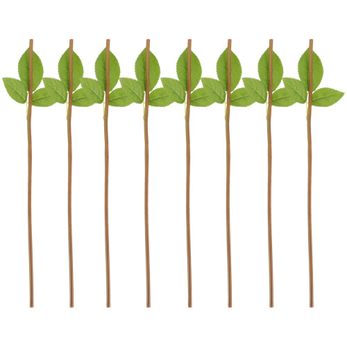 100Pièces Tiges Vertes Souples Pour De Bouquets DIY 2