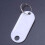 White Portable Plastic Key Fob Key Tag ID Labels 100 Pieces 7
