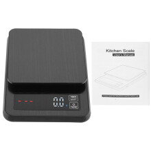 Stainless Steel Kitchen Scale, Accurate and Quick Weighing Scale with Multiple Unit Conversion for Professional and Home Cooking Adventures