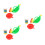 12Sets Kids Bubble Blower Cartoon Horn Shape Easy Grip Assorted Color 6
