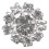 Crystal Rhinestone Button Flat Back Decoration DIY 15mm 20 Pcs Clear 2