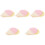 80Pièces Assiettes Jetables Couleurs Vives Thème Glace 4