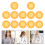 48Pcs Orange Silicone Stethoscope Head Covers for Clinic Use Durable 8