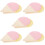 80Pièces Assiettes Jetables Couleurs Vives Thème Glace 9