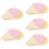 80Pièces Assiettes Jetables Couleurs Vives Thème Glace 11