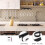 4Ensembles Porte- Mural Noir Clous Robuste 6