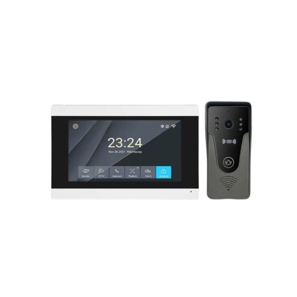Wireless Smart Video Doorbell With Touch Screen 9362547054757