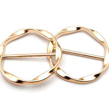 20PCS Scarf Ring Clip Tie Ring Clips for Women Fashion T-Shirt Twist Knot Clip Buckle Circle Clothing Ring Wrap Holder