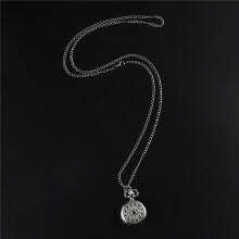 2X Men Women Pocket Watch Quartz Silver Alloy Pendant Necklace Pocket Deco