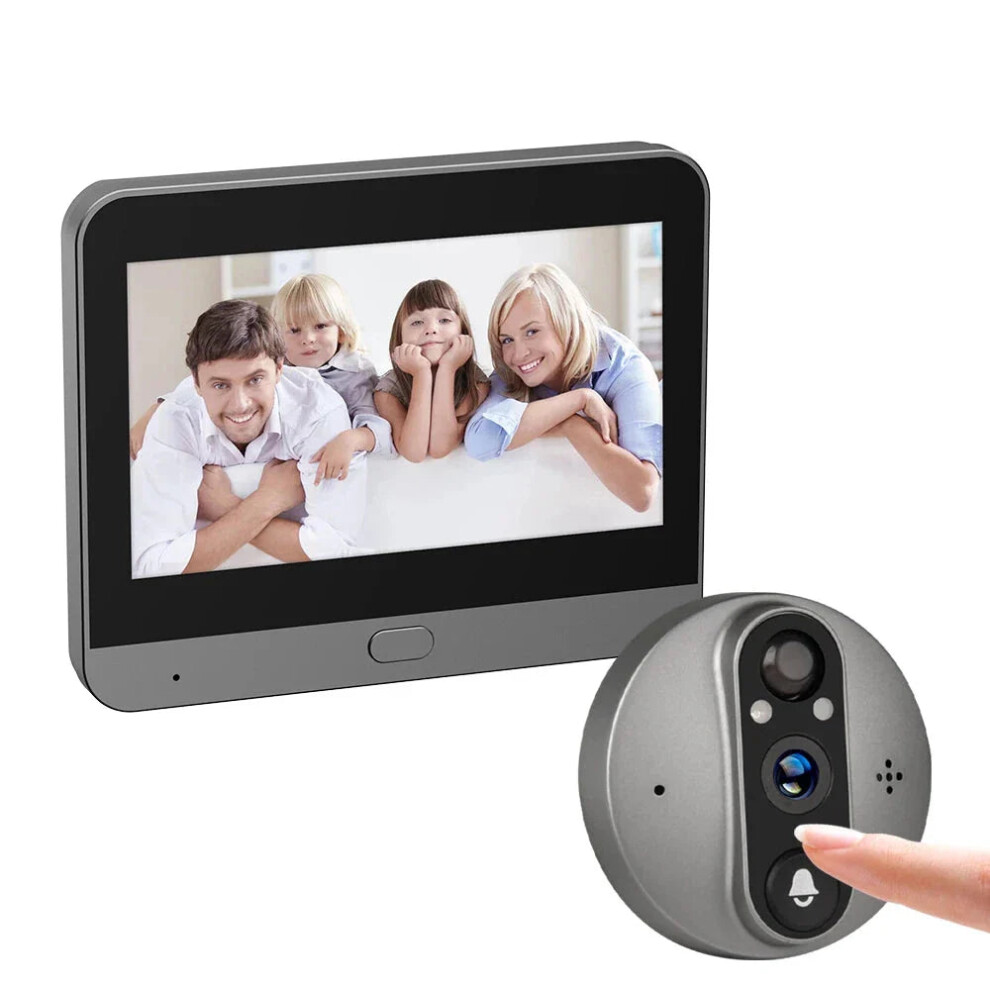 Wifi Smart Peephole Camera Doorbell 9362547054870